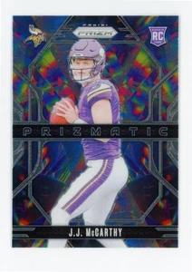2024 Panini Prizm - Prizmatic J.J. McCarthy #8 (RC) - Bild 1 von 2