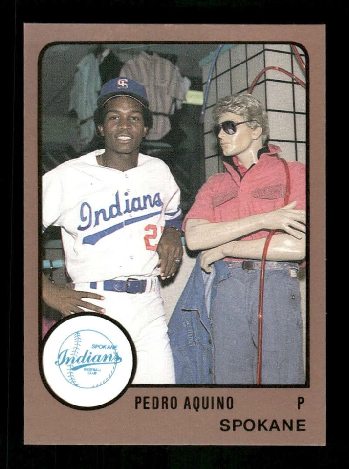 1988 Procards Spokane Indians 1929 Pedro Aquino BXCP53 - Image 1 of 2