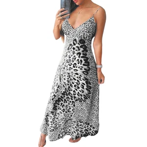 Butterfly Leopard Print Dress – Women's Camisole Style for Bold Summer Look - Picture 1 of 12