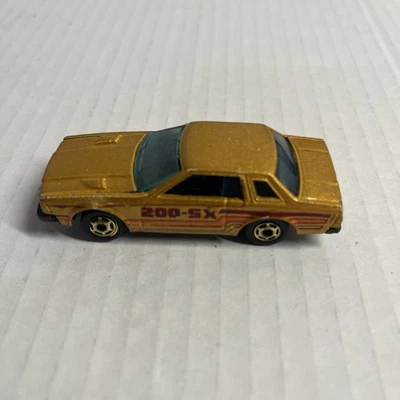 Vintage 1981 Hot Wheels Hot Ones Datsun 200-SX GHO Gold Rims - Image 1 of 4