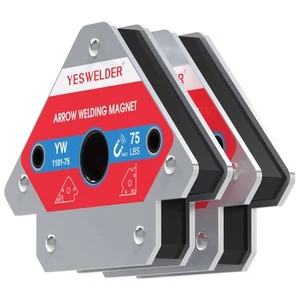 75 LB Welding Magnet 2 Pieces of Magnetic Welding Holder 75 LBS Holding Power... - Picture 1 of 7