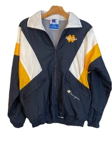 Vintage 80s Notre Dame Full Zip Windbreaker Jacket Size Small Champion 44 Chest - Bild 1 von 11