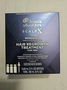 Head & Shoulders Scalp X 5% Minoxidil Hair Regrowth Men 3‑Month • Buy 4 Save 25% - Picture 1 of 7