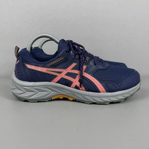 Asics Gel Venture 9 Laufschuhe Sneaker Schuhe Damen 9,5 Weite Indigo Blau Papaya - Bild 1 von 9