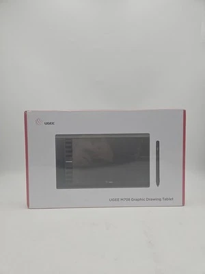 Ugee M708 Drawing Tablet 8192 Pressure Pen Stylus, 8 Hotkeys, 10 * 6" Win&Mac OS - Image 1 of 3