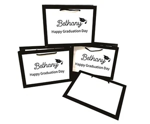 Personalised Happy Graduation Day University Student Gift Bag Boutique Luxury - Picture 1 of 6