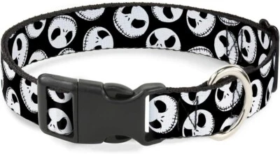 Collar de perro Jack Skellington Pesadilla antes de Navidad con hebilla Disney M y L Foto 1 de 3
