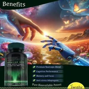Brain Supplement – Memory, Focus, & Clarity Best Nootropic Energy Supplements - Picture 1 of 12