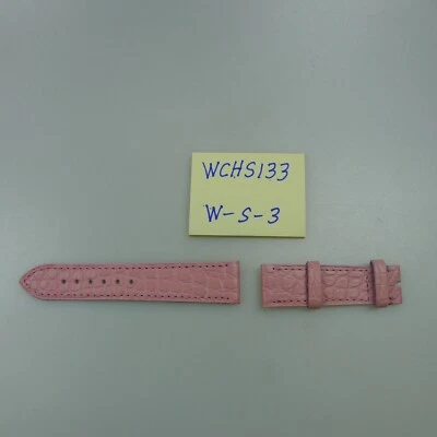 Correa de reloj Chopard, cocodrilo rosa Foto 1 de 3