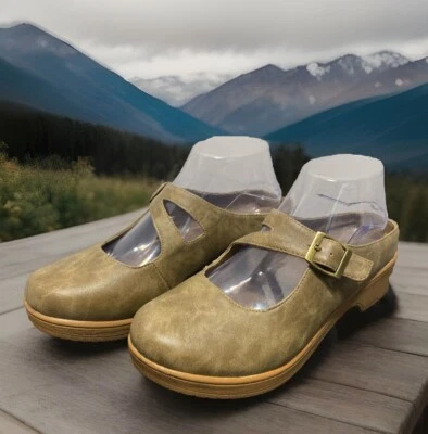 Baretraps VIOLA Mary Jane Mules Marrón Hecho por el Hombre Superior Talla 8 M Nuevo sin Caja Foto 1 de 4