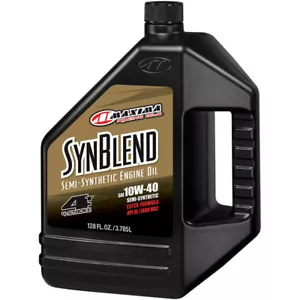Maxima Racing Oil SynBlend Semi-Synthetic 4-Stroke Motor Oil | 10W-40 | 1 Gallon - Picture 1 of 1