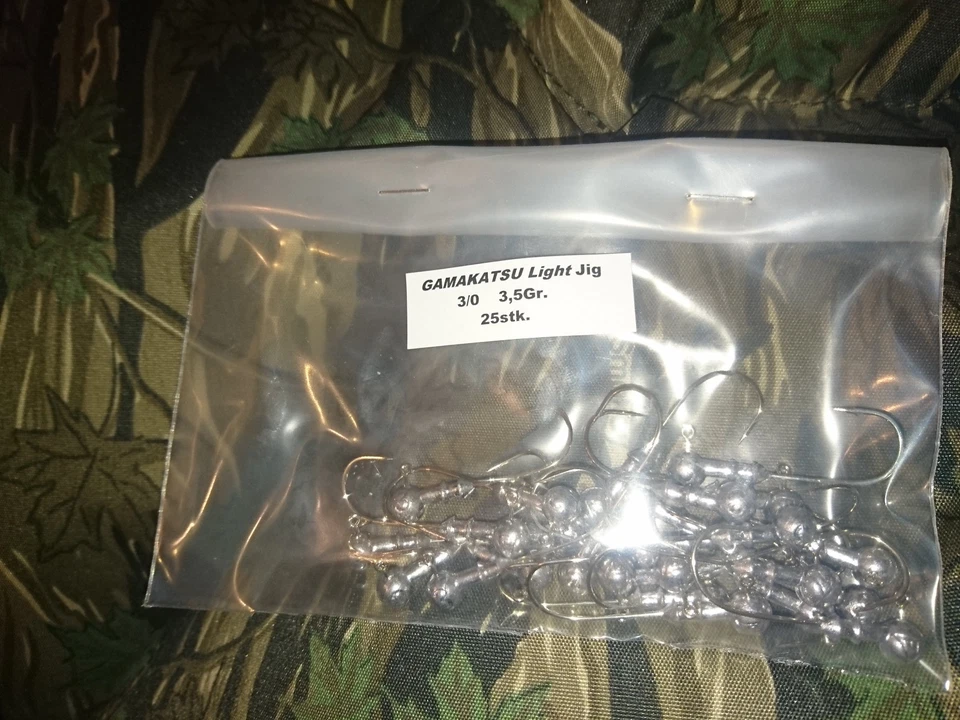 Gamakatsu Rundkopf-Light Jig 25x # 3/0 3,5g Wenn das Gewicht eine Rolle spielt! - Bild 1 von 1