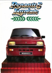 Renault 5 Laureate L TL GTL Turbo 1985 French market sales brochure - Picture 1 of 1