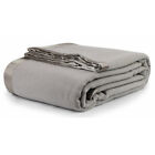 Jason Commercial Queen/king Bed Australian Wool Blanket 227x258cm Platinum/sil