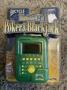 Bicycle Illuminated 2 In 1 Casino Handheld Game Poker Blackjack NEW A116 - Picture 1 of 2