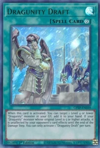YGO-3x-Near Mint-Dragunity Draft - GFTP-EN039 - Ultra Rare - 1st Edition-Ghosts - Picture 1 of 1