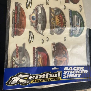 Renthal Accessories DECAL Vinyl Racer Sticker Sheet 6” British Made In England - Picture 1 of 10