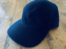 Vintage Pendleton 5 Panel Wool Cap Hat With Neck Flap Dark Navy Blue