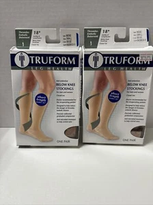 Truform 8808S Surgical Compression Stockings Anti-Embolism 18 mmHg Short 2xPairs - Picture 1 of 9