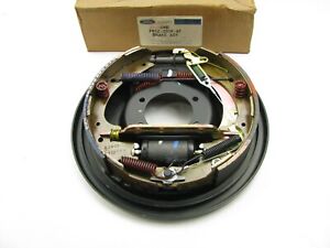 NEW GENUINE OEM FORD Rear Right Drum Brake Backing Plate W/ Shoes F65Z-2209-AF
