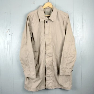 Куртка мужская Lucky Brand средний бежевый универсальная для занятий спортом пальто на молнии траншея хлопок - Изображение 1 из 4