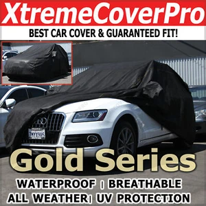 2017 2018 2019 2020 2021 2022 AUDI Q3 Waterproof Car Cover w/Mirror Pocket BLACK - Picture 1 of 12