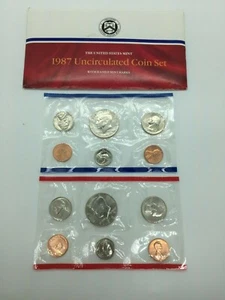 1987 and 1988 United States Mint Uncirculated Sets - Picture 1 of 5
