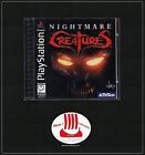 Nightmare Creatures Authentic Case & Inserts (No Game) | 1997 Sony Playstation