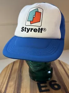 Neu ohne Etikett Vintage Styrelf Truckermütze mit Druckknopflasche. Nie getragen. E6 - Bild 1 von 3