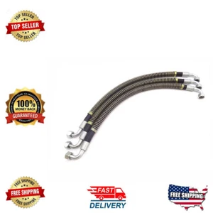 613/46600 -  JCB BACKHOE CIRCUIT HOSE 1/2 BSP, SET OF 3 PCS.  - Picture 1 of 6