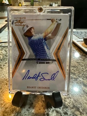 2012 Leaf Ultimate Golf Bronze Foil #BABS1 Brandt Snedeker - Autographed - Image 1 of 4