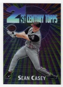 2000 Topps Chrome 21st Century Topps #04 Sean Casey Cincinnati Reds Insert #4 - Picture 1 of 1