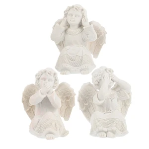 3 Pcs Angel Artwork Sculptures Home Decor Mother Miniature Figurine Figurines - Imagen 1 de 12