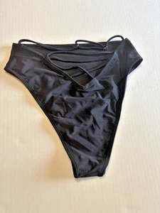 Womens Small Black Bikini Sexy Bottoms Small - Picture 1 of 2