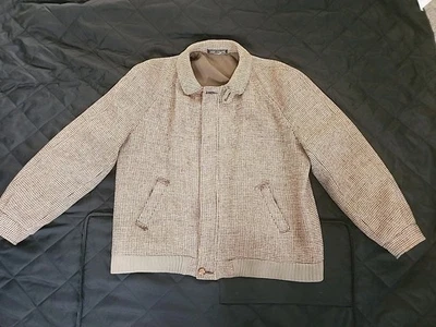 Harris Tweed & Christopher Dawes  Exclusive Country Wear Bomber Jacket Sz  Large - Image 1 of 4
