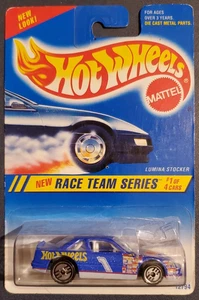 Vintage 1994 Hot Wheels Lumina Stocker Race Team Series #1 Of 4 Blue Card - Picture 1 of 9