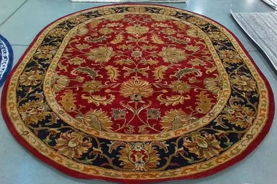 Alfombra ROJA/NEGRA 7'-6" x 9'-6" defecto, precio reducido 1172792390 HG628C-8OV Foto 1 de 4