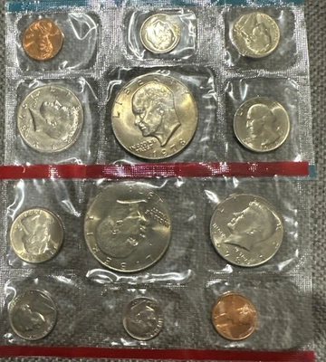 1978 us mint uncirculated coin set - Image 1 of 2