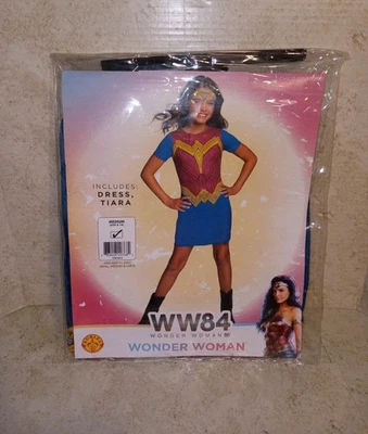 Rubíes DC MUJER MARAVILLA WW84 Niñas Talla M HALLOWEEN Disfraz Vestido y Tiara NUEVO Foto 1 de 4
