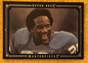 2008 Upper Deck Black Framed Masterpieces #77 ๐ Billy Sims ๐ Detroit Lions ๐ฆ - Picture 1 of 6