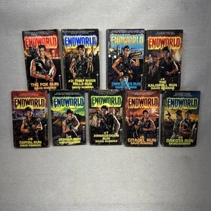 Endworld Serie von David Robins Taschenbuch Action Sci-Fi Bücher Vintage 1980er 1. Auflage - Bild 1 von 4