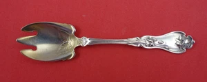 Violet By Whiting Sterling Silver Ice Cream Fork GW w/leaves in bowl Orig 5 1/4" - Picture 1 of 2
