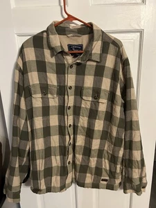 Bass Lined Men’s Flannel Shirt X-Large - Picture 1 of 4