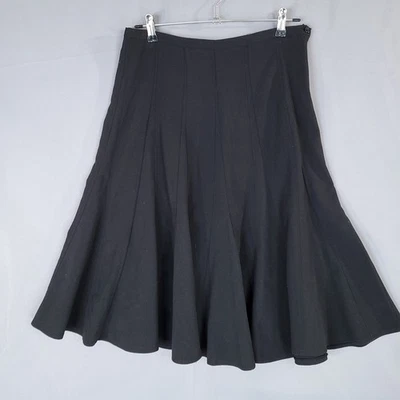 Cato Women’s Black Size 8 Flared Skirt Polyester Rayon Spandex - Image 1 of 4