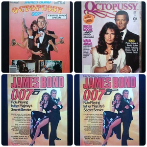 James Bond 007 Octopussy Movie And Marvel Super Special Magazine Lot - Picture 1 of 5