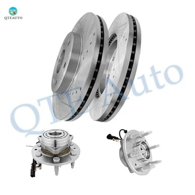 Rotores de freno delanteros perforados 330 mm - Buje de rueda para Cadillac Escalade ESV 2015-2020 Foto 1 de 4