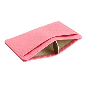 Cartera Plegable Simple Cartera PU Grano Litchi Multi-tarjeta Cartera Creativa para - Imagen 1 de 11