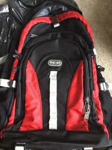 BACK PACK. ADULT RED. COLOR LIFE. AIR PASSAGE - Picture 1 of 8