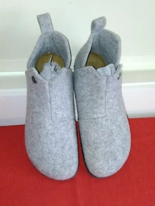 Birkenstock light grey woollen ankle boots Size 38 Brand new without tags - Picture 1 of 5