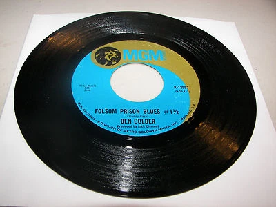 Ben Colder Harper Valley PTA / Folsom Prison Blues #1 1/2 45 EX MGM K-13997 - Image 1 of 2